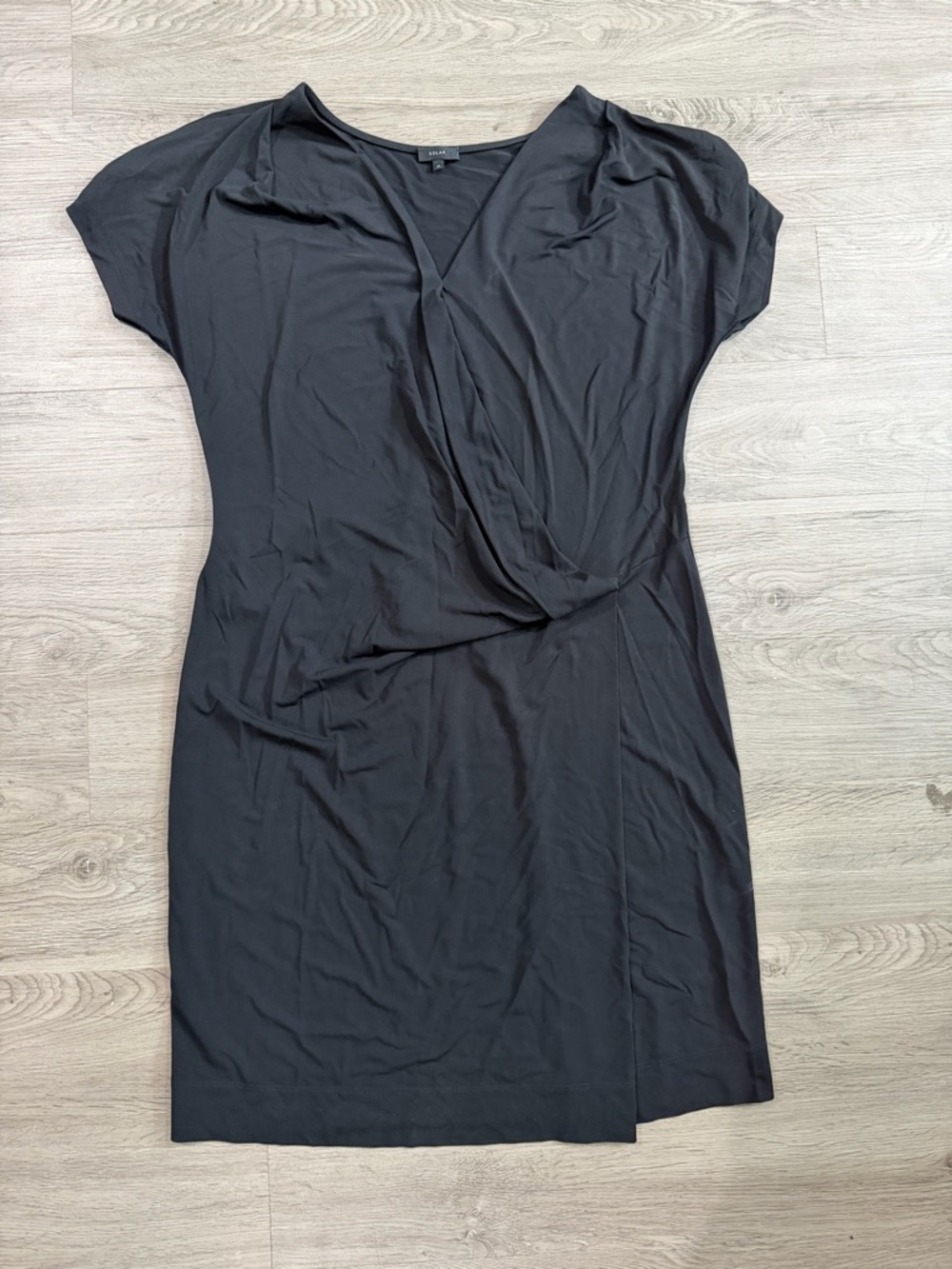 Solar Classic‎ Black Wrap-Style Women’s Dress Size 40